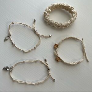 Set of 4 Rope Bracelets